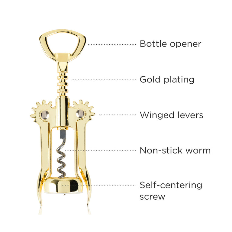 GOLD WINGED CORKSCREW