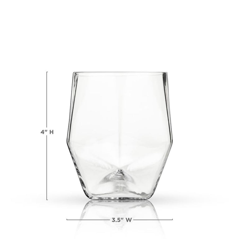 FACETED CRYSTAL TUMBLERS | COCKTAIL