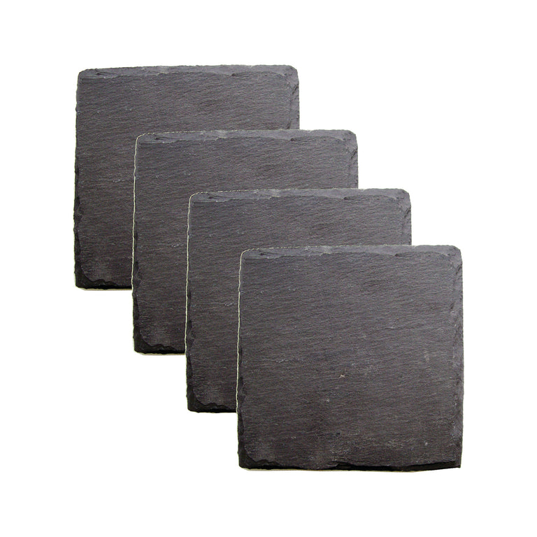 SQUARE SLATE COASTERS 