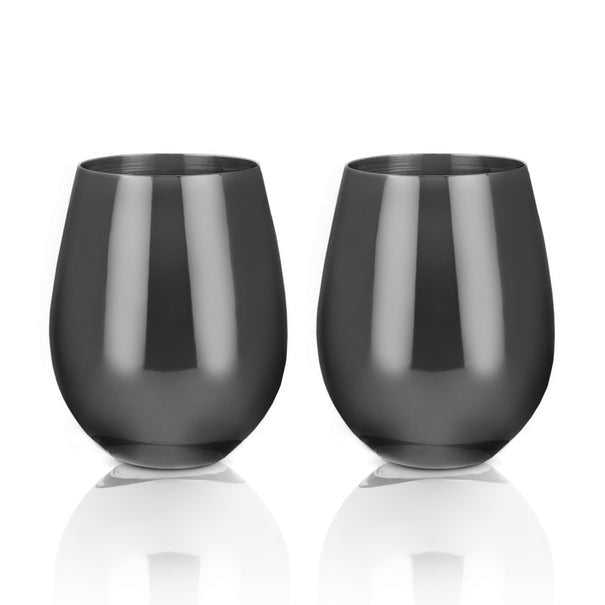 STEMLESS STEEL WINE GLASSES